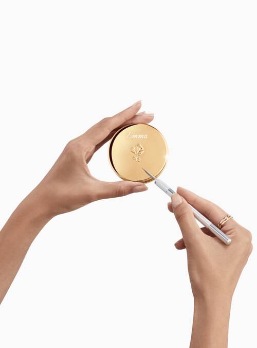 Name Engraving on Lancome product lid
